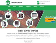 Tablet Screenshot of aayushienterprises.com